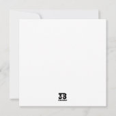 Familienbaum Feiertagskarte (Rückseite)