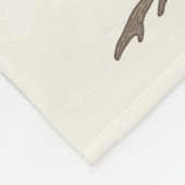 Familienbaum Foto Collage 8 Bilder Name Lt Beige Fleecedecke (Ecke)