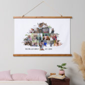 Familienbaum-Fotosammlung 15 Bilder - Wandteppiche (Schlafzimmer)