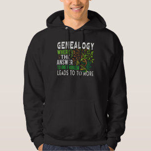 Familienbaum Historiker Genealogin Hoodie