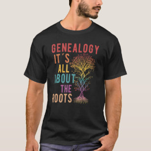 Familienbaum Historiker Genealogin T-Shirt