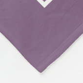 Familienbaum Lila Fleecedecke (Ecke)