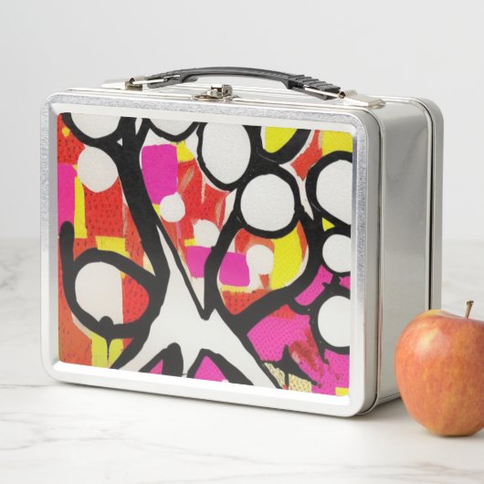 Familienbaum Metall Brotdose (Beispiel)