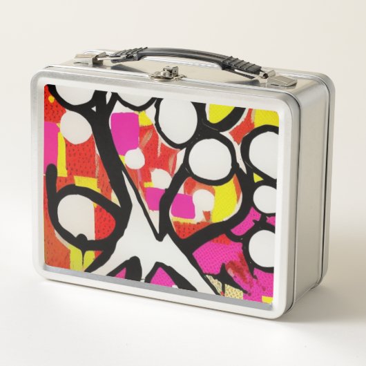 Familienbaum Metall Brotdose (Vorderseite)