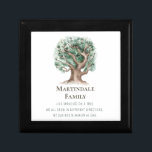 Familienbaum Mit Monogramm Erinnerungskiste<br><div class="desc">Familienbaum Zitat: "Unsere Familie. Wie Äste auf einem Baum wachsen wir alle in verschiedene Richtungen,  aber unsere Wurzeln bleiben wie eine." Perfekte Wohngestaltung,  um die Kraft und die Unterschiede zu feiern,  die Individuen der Familiendynamik bringen. Mit Monogramm mit Familienname. Wunderbar für Zuhause- oder Familienveranstaltungen Wiedersehen.</div>