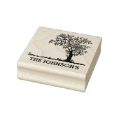 Familienbaum mit Namen Gummistempel (Stempel)