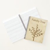 Familienbaum Notizblock (Innenseite)
