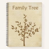 Familienbaum Notizblock (Vorderseite)