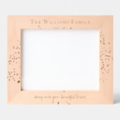 Familienbaum | Personalisierter Familienname Geätzte Rahmen (Vorderseite)