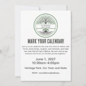 Familienbaum Roots Feierlichkeiten Einladung (Vorderseite)