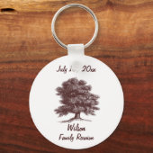 Familienbaum Schlüsselanhänger (Vorderseite)