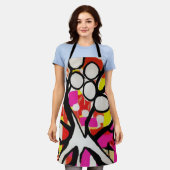 Familienbaum Schürze (Getragen)