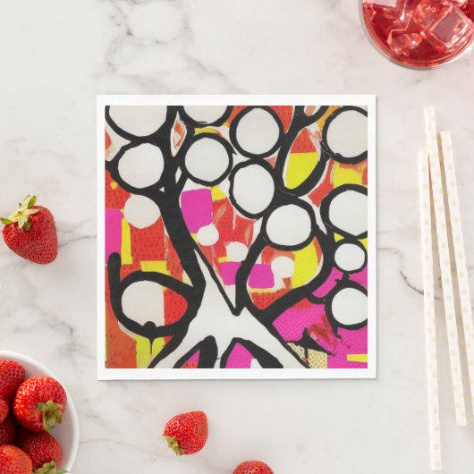 Familienbaum Serviette (Beispiel)