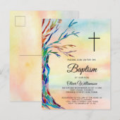 Familienbaum Taufe Einladung (Vorne/Hinten)