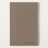 Familienbaum Traditionelles Rezept Spiral Notebook Notizblock (Rückseite)