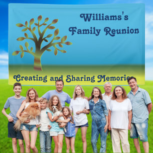 Familienbaum-Wiedervereinigung Banner