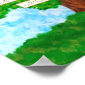 Familienbaum zwei Kinder Poster (Ecke)