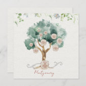 Familienbaumgeschenk für die Geneologie der Eltern (Vorne/Hinten)