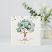 Familienbaumgeschenk für die Geneologie der Eltern (Stehend Vorderseite)