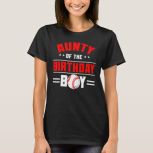 Familienbd der Geburtstagsjunge Baseball T-Shirt