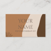 Familienberater für Psychotherapie Gezeichnet Natu Visitenkarte (Vorderseite)