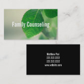 Familienberatung Gruppe Lebensbegleiter Therapie Visitenkarte (Vorne/Hinten)