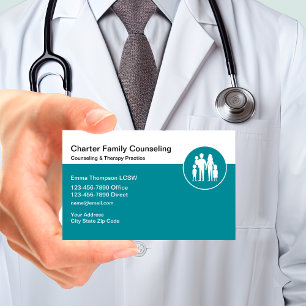 Familienberatung & Therapie Psychotherapeut Visitenkarte