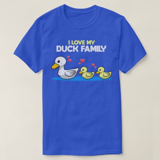 Familienbesitzer bei Duck Lover Niedlich Babyenten T-Shirt (Design vorne)