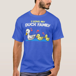 Familienbesitzer bei Duck Lover Niedlich Babyenten T-Shirt
