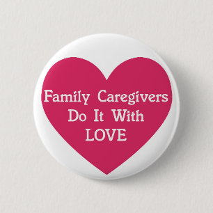 Familienbetreuer tun das mit Liebe Button