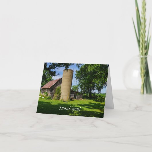 Familienbetrieb Dankeschön Karte (Vorderseite)