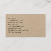 Familienbetrieb Hüttengewächshaus Hühnerkuh Marktg Visitenkarte (Rückseite)