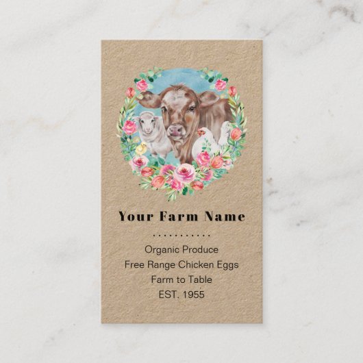 Familienbetrieb Hüttengewächshaus Hühnerkuh Marktg Visitenkarte (Vorderseite)