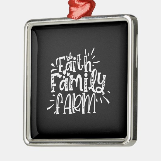 Familienbetrieb Ornament Aus Metall (Links)