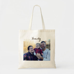 Familienbild personalisierte Tasche