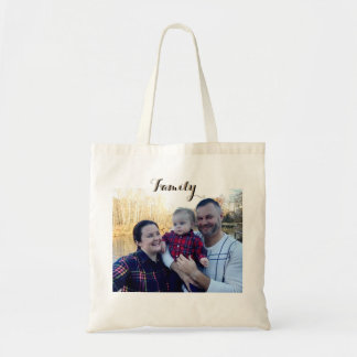 Familienbild personalisierte Tasche