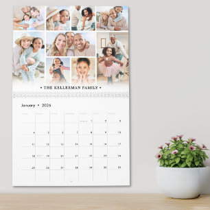 Familienbilder-Fotocollage Kalender