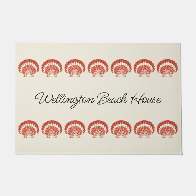 Familienboot der Nautic Vintag Sea Muschel Fußmatte (Vorderseite)