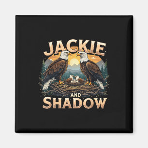 Familiendesign für Vintage Jackie und Shadow Bald Magnet