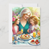 Familieneinladung zum Muttertag Einladung (Rückseite)