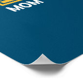 Familieneltern Mama Vater Baby Child Poster (Ecke)