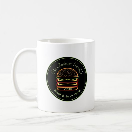Familienessen Cheeseburger Tasse Cup (Links)