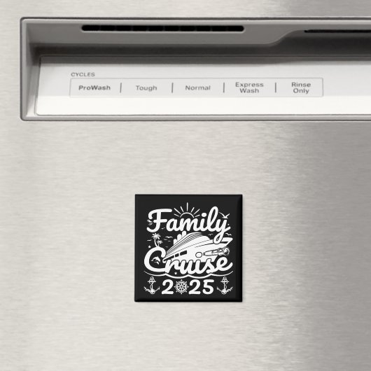Familienfahrt 2025 Coole Familienreise Magnet (In Situ (Geschirrspüler))