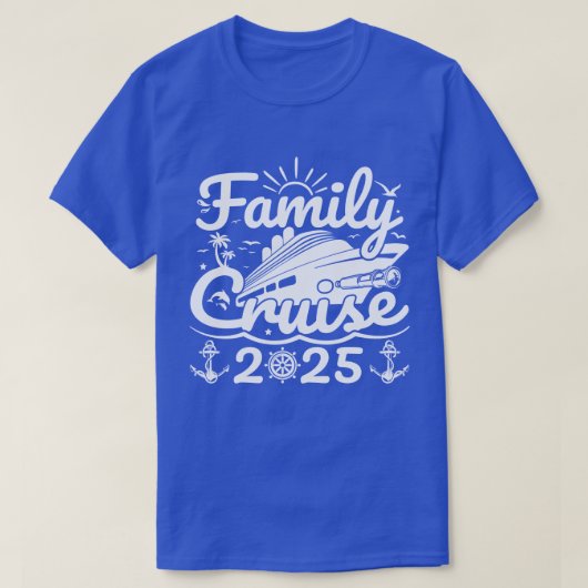 Familienfahrt 2025 Coole Familienreise T-Shirt (Design vorne)