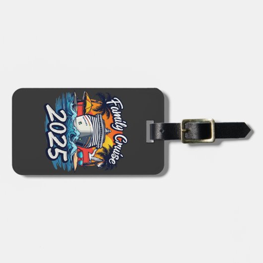 Familienfahrt 2025 Crew Matching Ship Gepäckanhänger (Vorderseite horizontal)