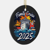Familienfahrt 2025 Crew Matching Ship Keramik Ornament (Rechts)