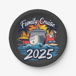 Familienfahrt 2025 Crew Matching Ship Pappteller