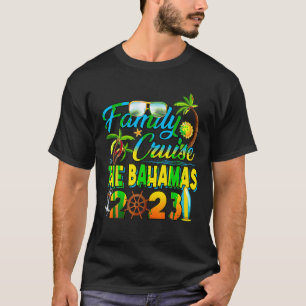 Familienfahrt Bahamas 2023 Sommerwetterwetter T-Shirt