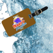 Familienfahrt Braun/Blauer Urlaub Persönlich gesta Gepäckanhänger