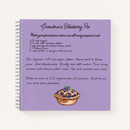 Familienfavorit-Rezept-Notebook Notizblock